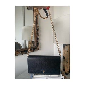 Tory Burch Robinson Chain Wallet, Like New